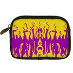 Yellow And Purple In Harmony Digital Camera Leather Case