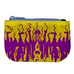 Yellow And Purple In Harmony Large Coin Purse