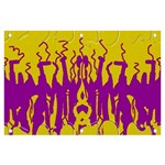 Yellow And Purple In Harmony Banner and Sign 6  x 4 