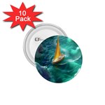 Mountain Wolf Tree Nature Moon 1.75  Buttons (10 pack)