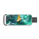 Mountain Birds River Sunset Nature Portable USB Flash (One Side)