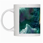 Double Exposure Flower White Mug