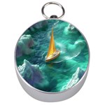 Dolphin Sea Ocean Silver Compasses