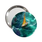 Dolphins Sea Ocean 2.25  Handbag Mirrors