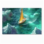 Silk Waves Abstract Postcards 5  x 7  (Pkg of 10)