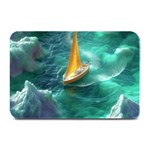 Silk Waves Abstract Plate Mats