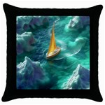 Countryside Landscape Nature Throw Pillow Case (Black)