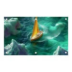 Seascape Boat Sailing Banner and Sign 5  x 3 