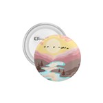 Mountain Birds River Sunset Nature 1.75  Buttons