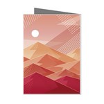 Mountains Sunset Landscape Nature Mini Greeting Cards (Pkg of 8)