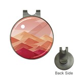 Mountains Sunset Landscape Nature Hat Clips with Golf Markers