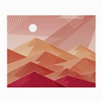 Mountains Sunset Landscape Nature Small Glasses Cloth