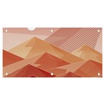 Mountains Sunset Landscape Nature Banner and Sign 6  x 3 