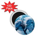 Dolphin Swimming Sea Ocean 1.75  Magnets (100 pack) 