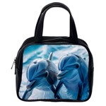 Dolphin Swimming Sea Ocean Classic Handbag (One Side)