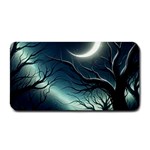 Moon Moonlit Forest Fantasy Midnight Medium Bar Mat