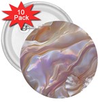 Silk Waves Abstract 3  Buttons (10 pack) 