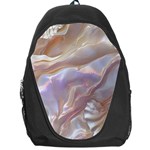 Silk Waves Abstract Backpack Bag