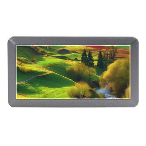 Countryside Landscape Nature Memory Card Reader (Mini) from ArtsNow.com Front