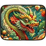 Chinese New Year – Year of the Dragon Two Sides Fleece Blanket (Mini)