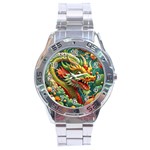Chinese New Year – Year of the Dragon Stainless Steel Analogue Watch