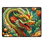 Chinese New Year – Year of the Dragon Two Sides Fleece Blanket (Small)