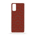 Hexagon Motif Geometric Tribal Style Pattern Samsung Galaxy S20 6.2 Inch TPU UV Case
