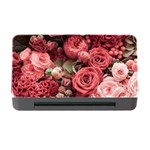 Pink Roses Flowers Love Nature Memory Card Reader with CF