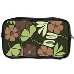 Flowers Leaves Plant Botanical Boho Bohemian Minimalist Nature Toiletries Bag (One Side)