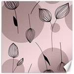 Flowers Pattern Botanical Scrapbook Canvas 20  x 20 