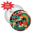 Chinese New Year – Year of the Dragon 2.25  Buttons (100 pack) 