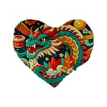 Chinese New Year – Year of the Dragon Standard 16  Premium Heart Shape Cushions
