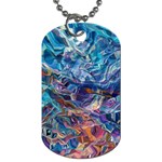 Kaleidoscopic currents Dog Tag (One Side)