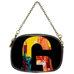 Abstract, Dark Background, Black, Typography,g Chain Purse (One Side)