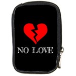No Love, Broken, Emotional, Heart, Hope Compact Camera Leather Case