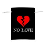 No Love, Broken, Emotional, Heart, Hope Lightweight Drawstring Pouch (S)