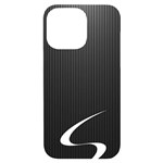 S Black Fingerprint, Black, Edge iPhone 14 Pro Max Black UV Print Case