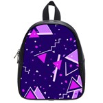 Triangles, Triangle, Colorful School Bag (Small)