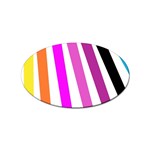 Colorful Multicolor Colorpop Flare Sticker Oval (10 pack)