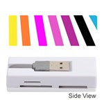Colorful Multicolor Colorpop Flare Memory Card Reader (Stick)
