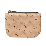 Lines Dots Pattern Abstract Art Mini Coin Purse