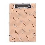 Lines Dots Pattern Abstract Art A5 Acrylic Clipboard