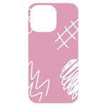 Elements Scribble Wiggly Lines iPhone 14 Pro Max Black UV Print Case