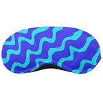 Purple Mint Turquoise Background Sleep Mask