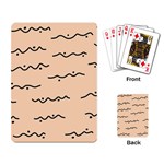 Lines Dots Pattern Abstract Playing Cards Single Design (Rectangle)