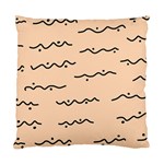 Lines Dots Pattern Abstract Standard Cushion Case (One Side)