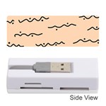 Lines Dots Pattern Abstract Memory Card Reader (Stick)