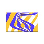 Print Pattern Warp Lines Sticker (Rectangular)