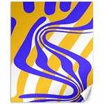 Print Pattern Warp Lines Canvas 16  x 20 