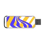 Print Pattern Warp Lines Portable USB Flash (Two Sides)